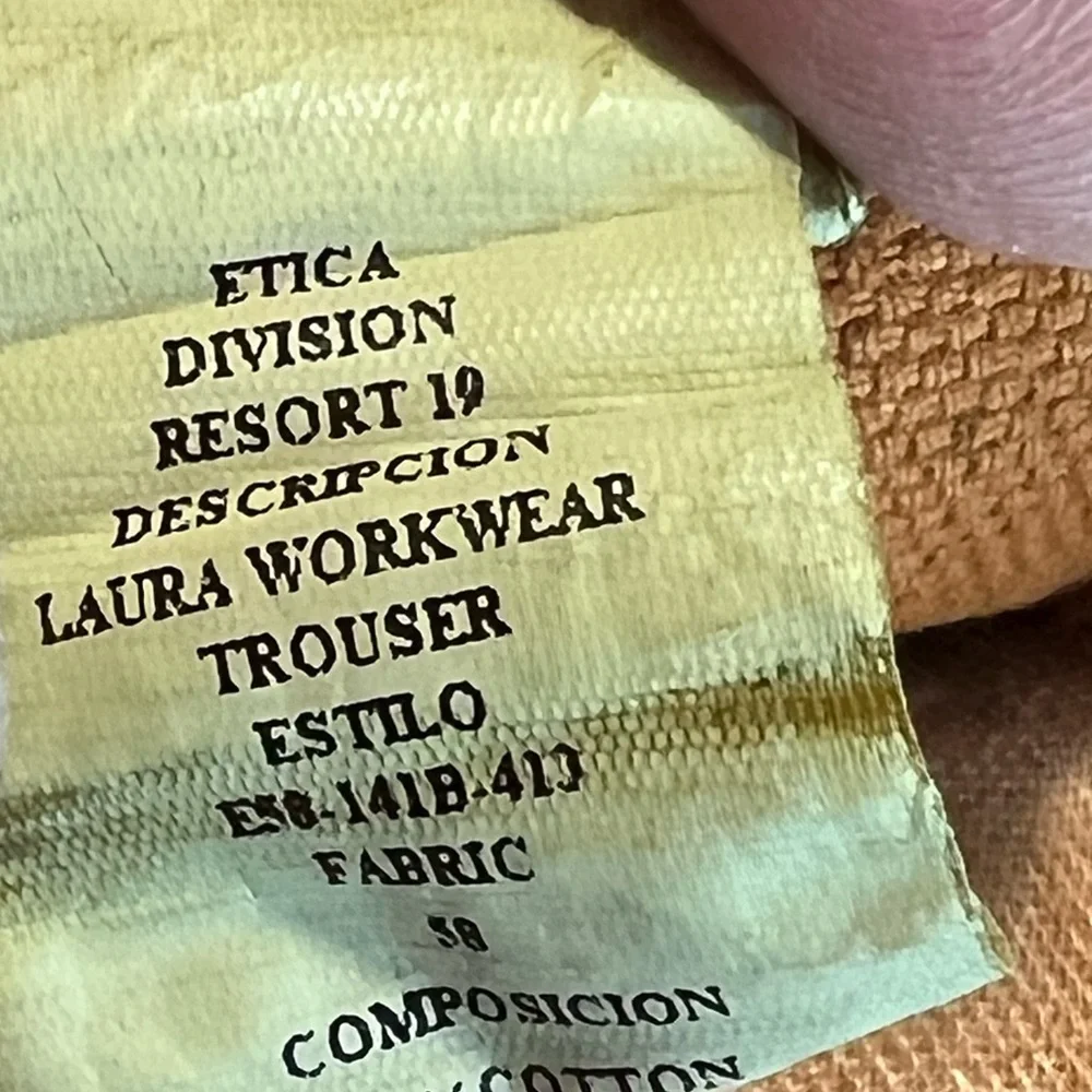 Erica workwear trousers Laura Turmeric orange pants size 27 - Picture 7 of 10